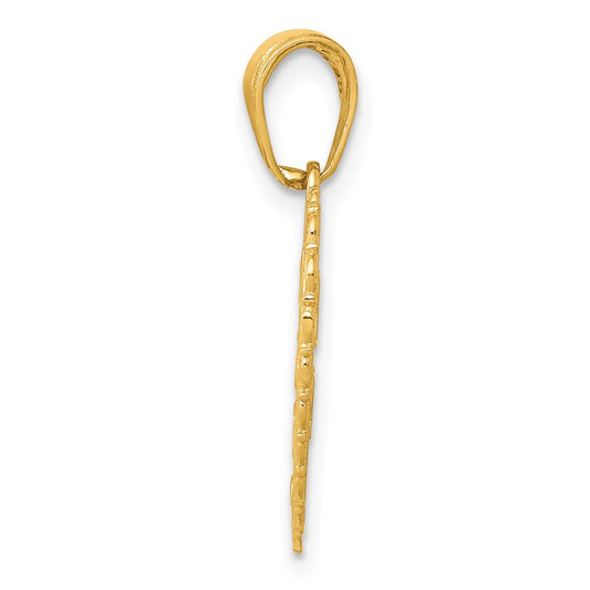 Gold FOR MY SISTER FRIENDS FOREVER Reversible Charm