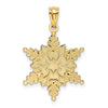 Gold Polished Filigree Pendants