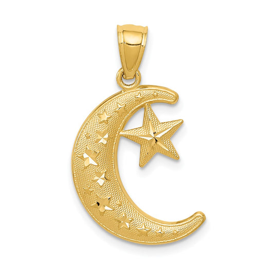 Gold Polished Celestial Pendants