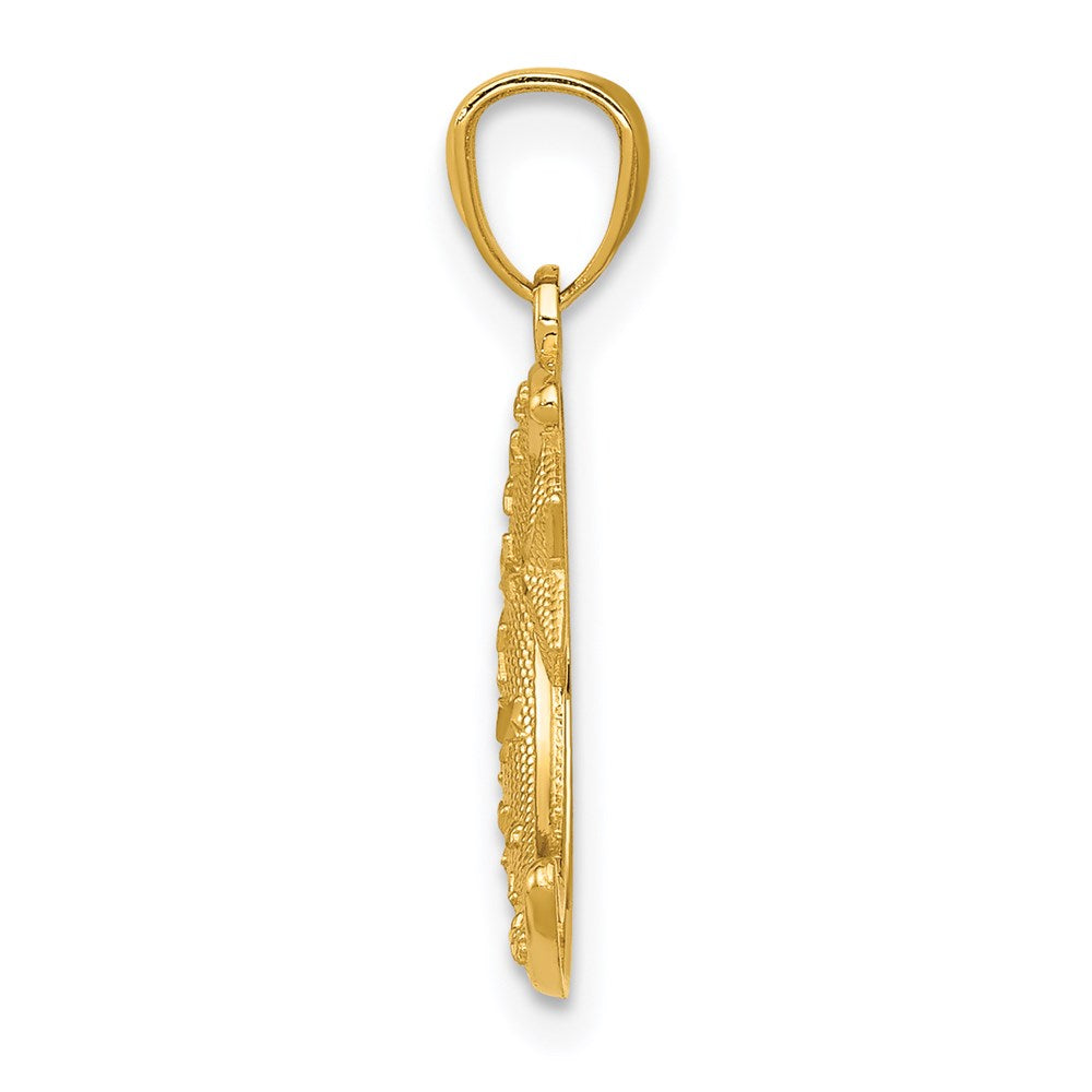 Gold Polished Celestial Pendants