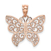 Gold Polished Butterfly Pendants