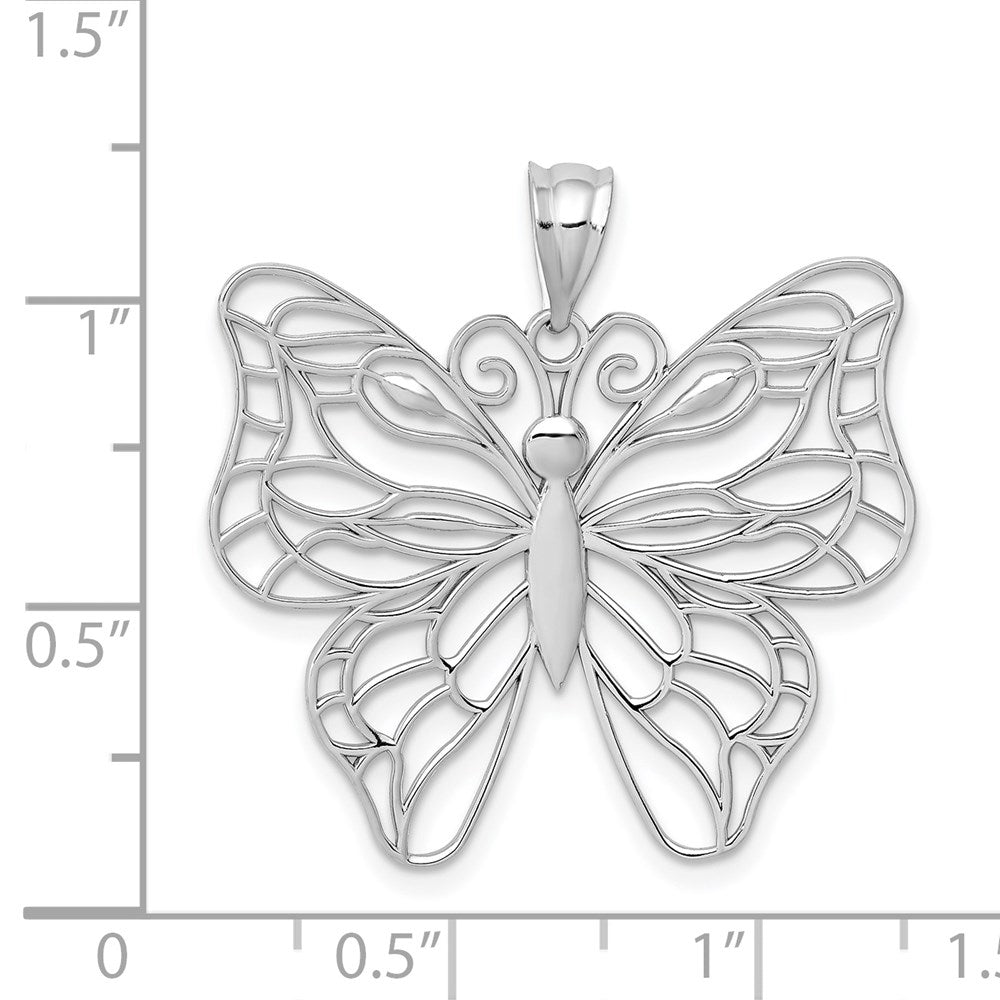 Gold Polished Butterfly Pendants