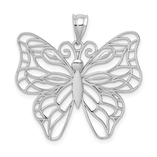 Gold Polished Butterfly Pendants