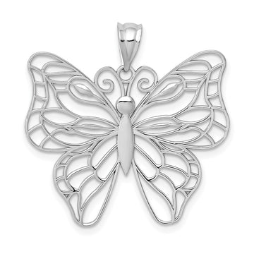 Gold Polished Butterfly Pendants