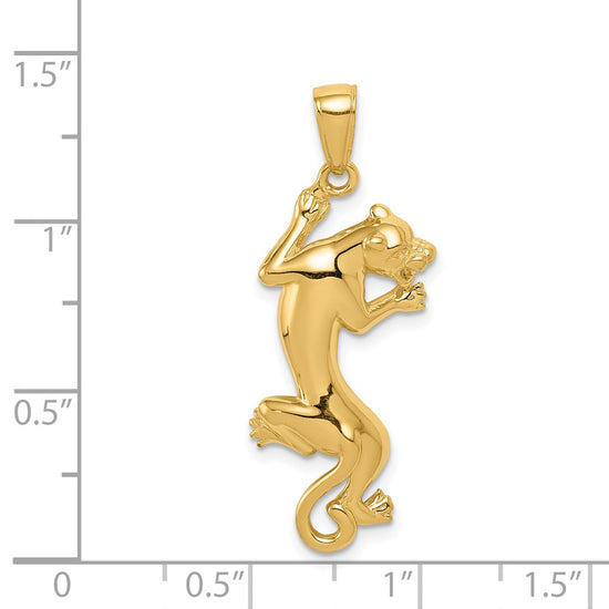 Gold Polished Jungle Animal Pendants