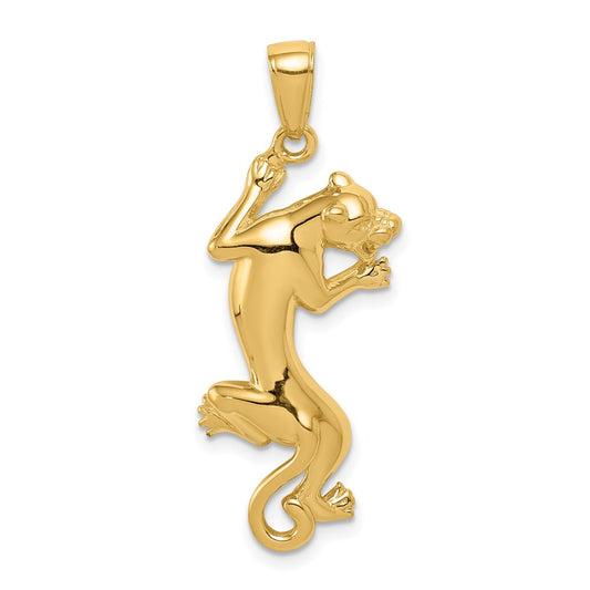 Gold Polished Jungle Animal Pendants