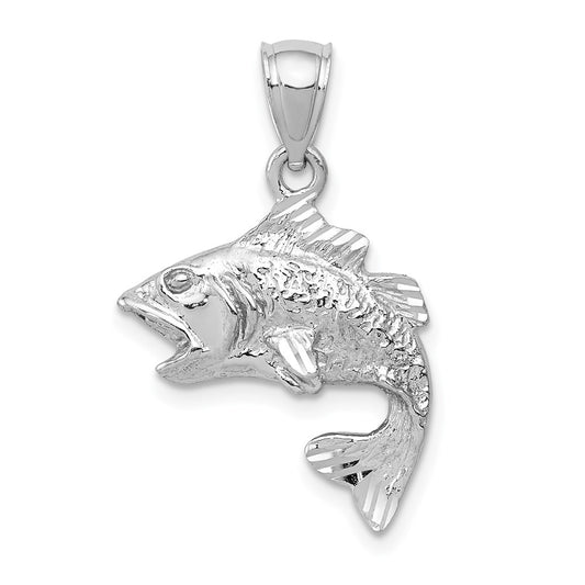 Gold Polished Fish Pendants