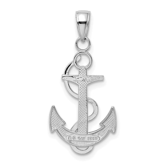 Gold Polished Anchor Pendants