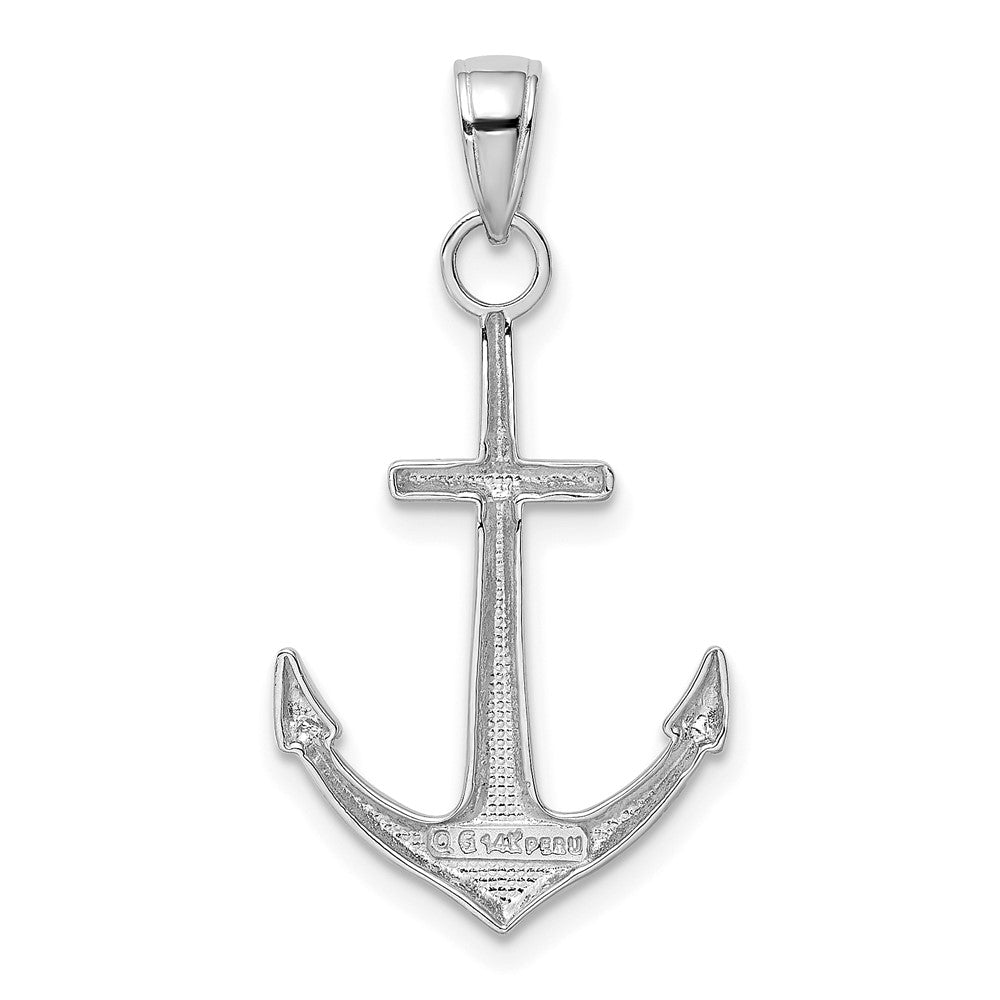 Gold Polished Anchor Pendants
