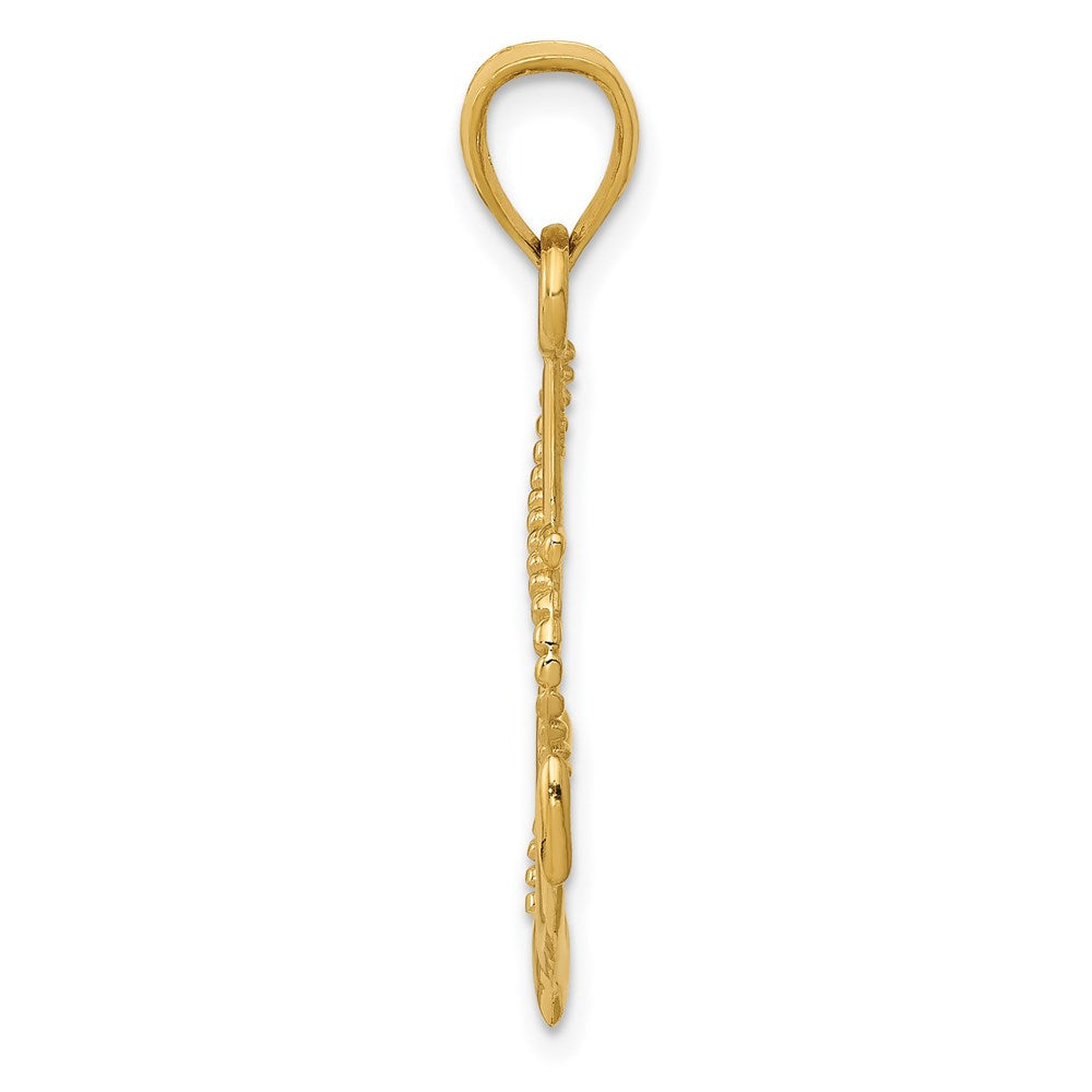 Gold Polished Anchor Pendants