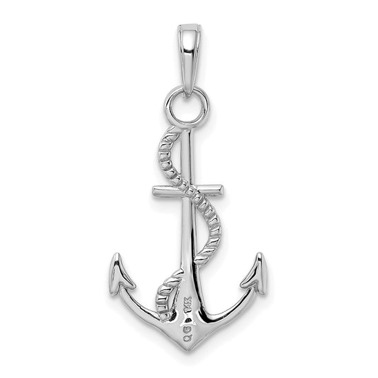 Gold Polished Anchor Pendants