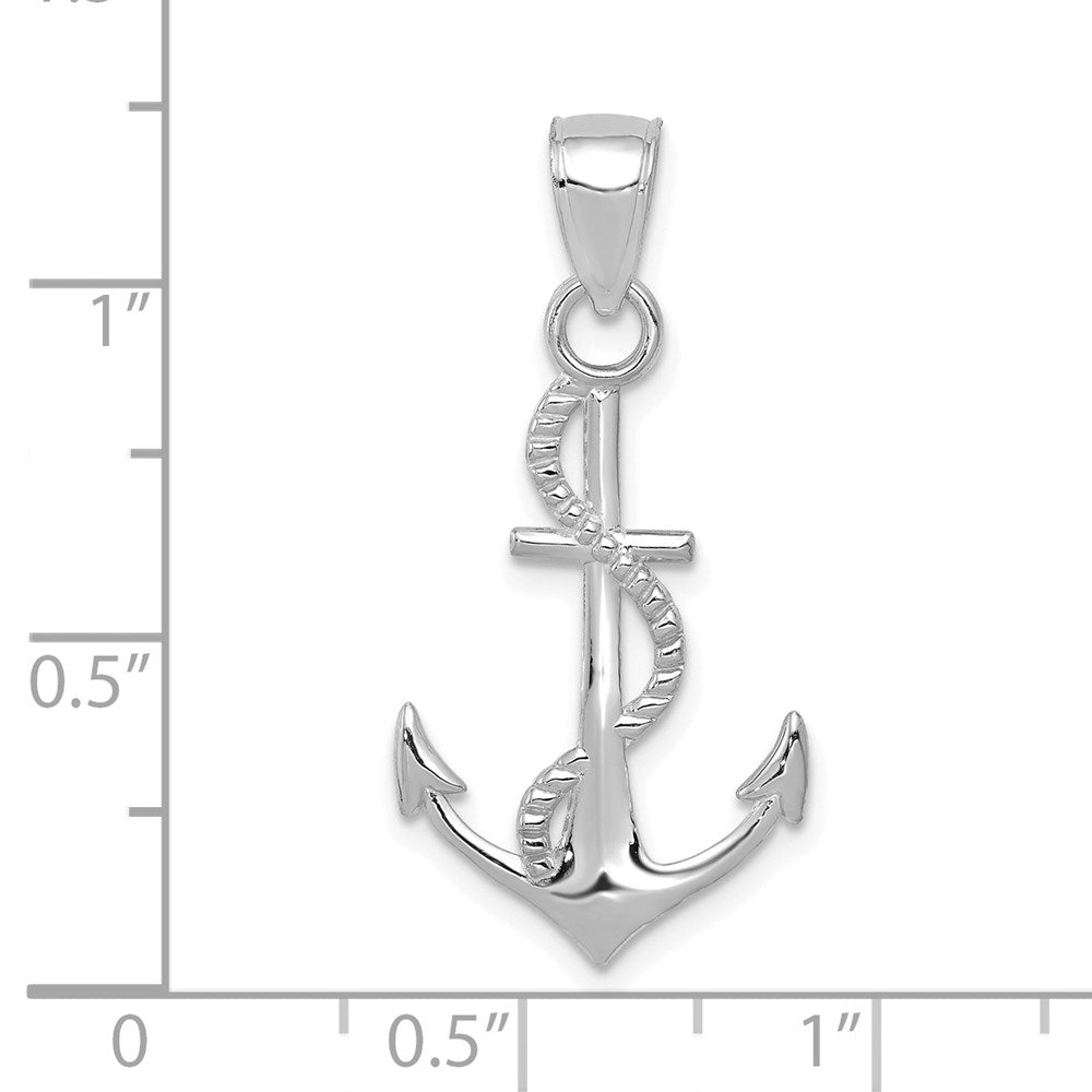 Gold Polished Anchor Pendants