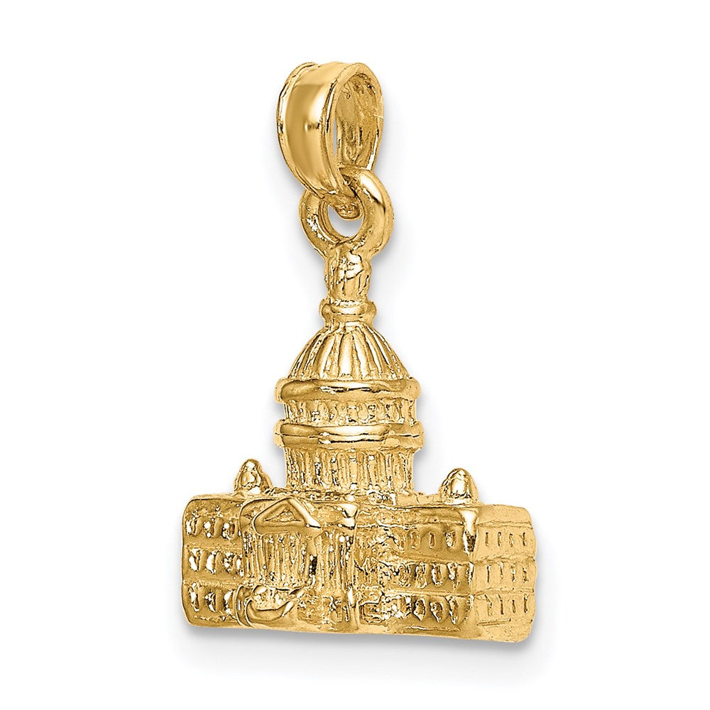 Gold Polished Capitol Building Pendant