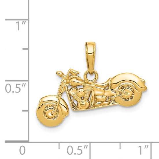 Gold Polished Travel Pendants