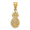Gold Polished Pineapple Pendants