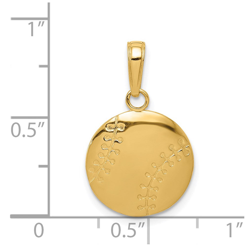 Gold Polished Sports Pendants