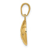 Gold Polished Volleyball Pendants