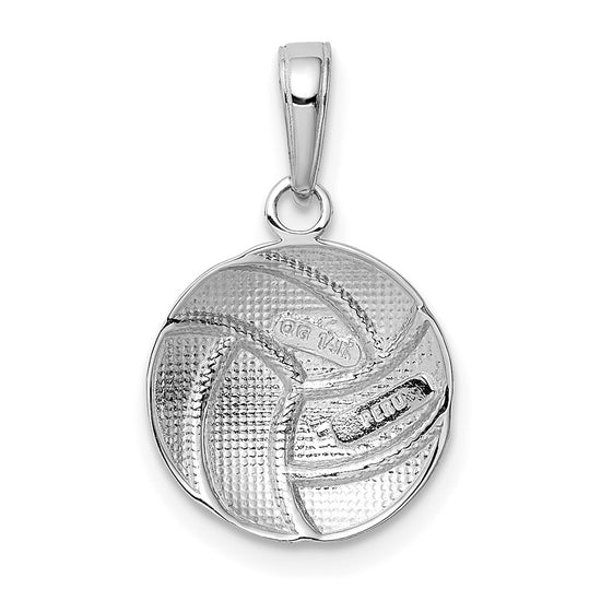 Gold Polished Volleyball Pendants