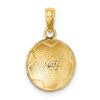 Gold Polished Soccer Pendants