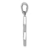 14k White Gold Star of David Pendant