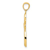 Gold Swirl Cross Pendant