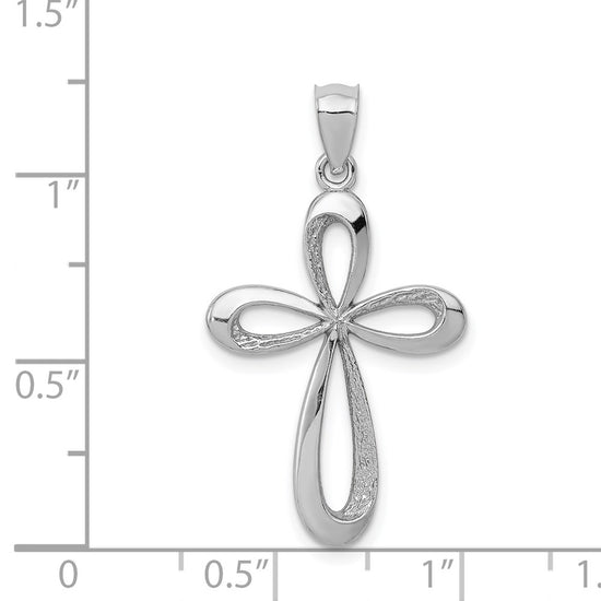 Gold Swirl Cross Pendant