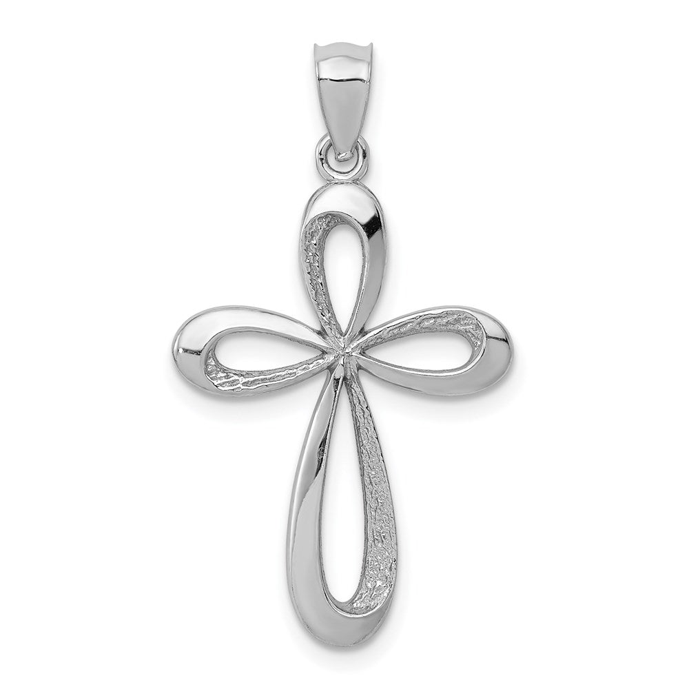 Gold Swirl Cross Pendant