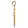 14k Rose Gold Celtic Cross Pendant