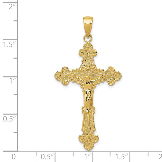 Gold INRI Crucifix Pendants