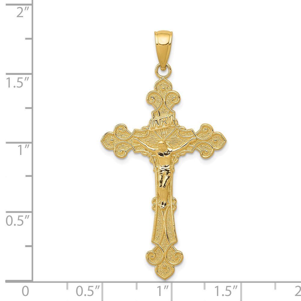 Gold INRI Crucifix Pendants