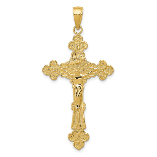Gold INRI Crucifix Pendants