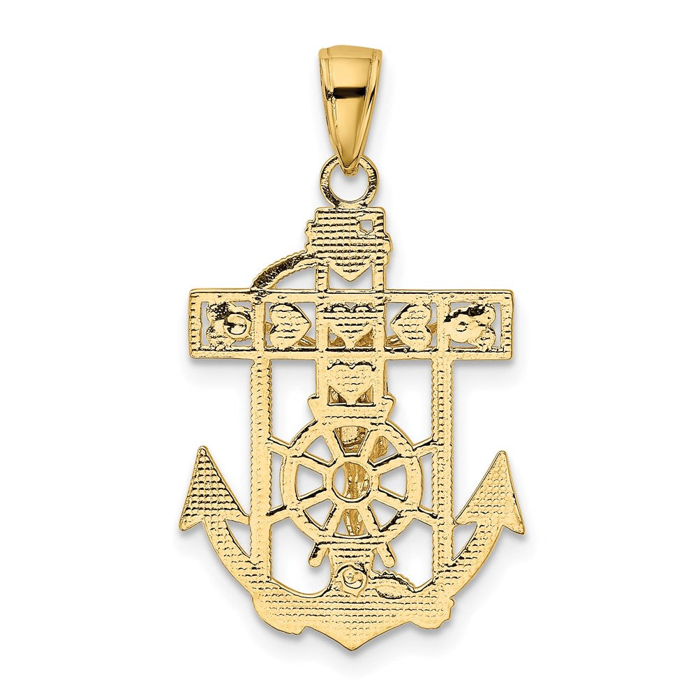 Gold Mariner Crucifix Pendants