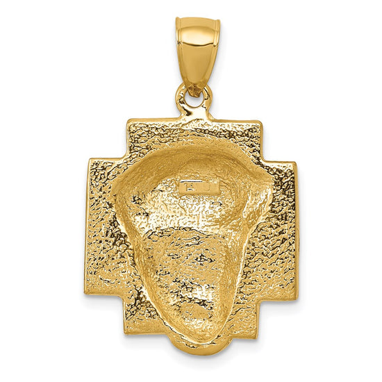 Gold Face of Jesus Pendants