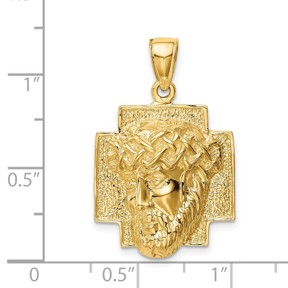 Gold Face of Jesus Pendants