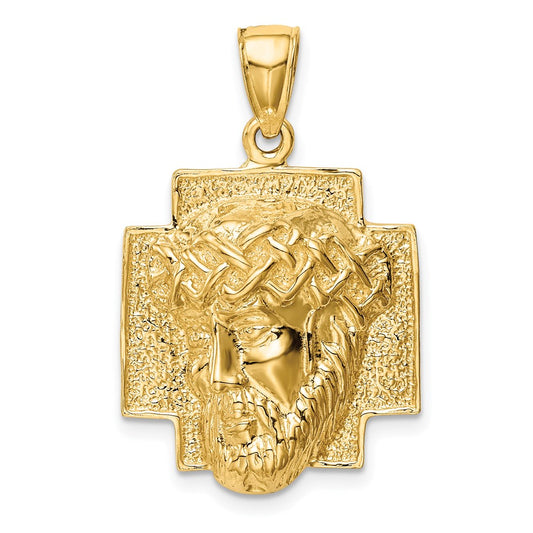 Gold Face of Jesus Pendants