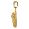 Gold Face of Jesus Pendant