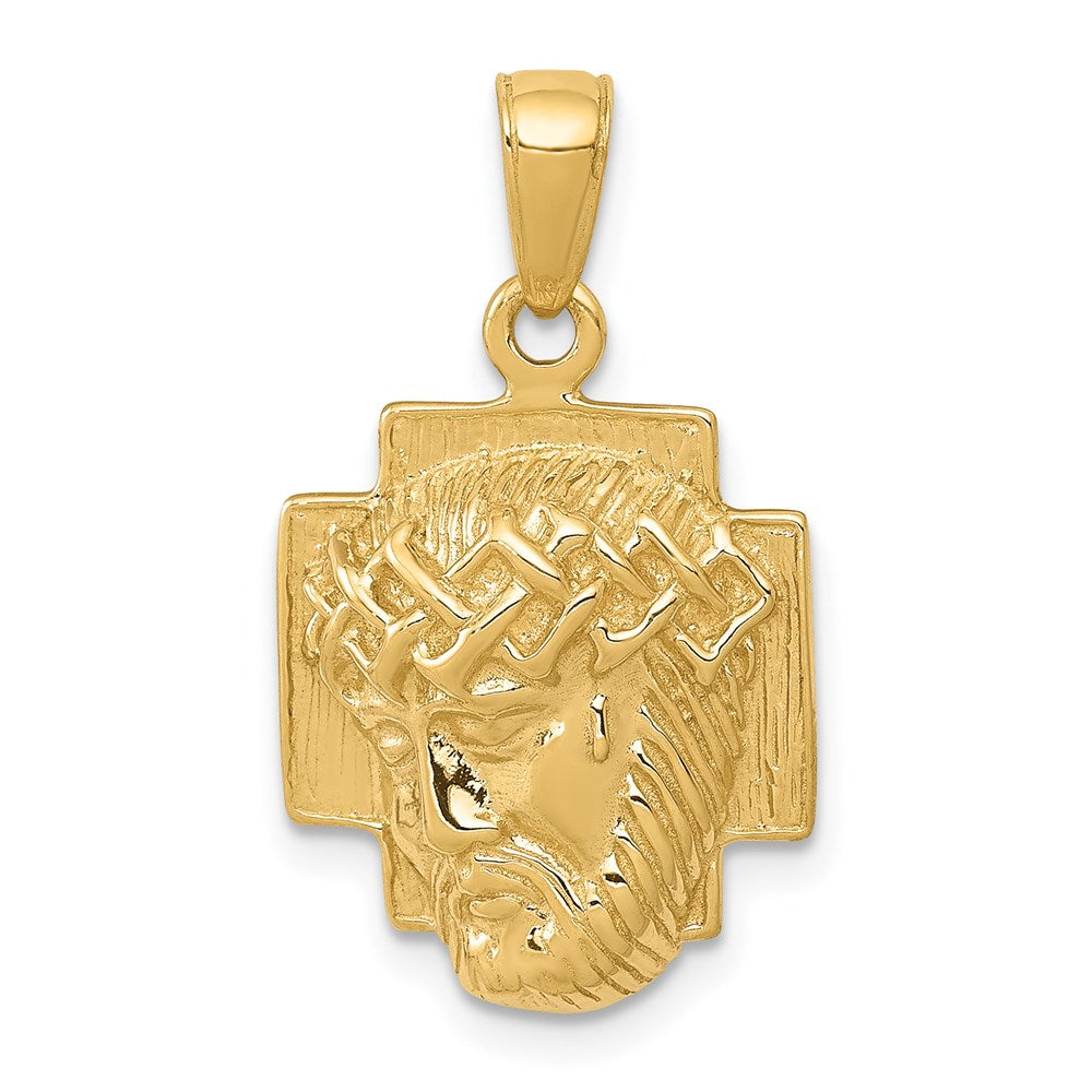 Gold Face of Jesus Pendant