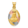 Gold Jesus Oval Pendants