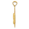 Gold Jesus Oval Pendants
