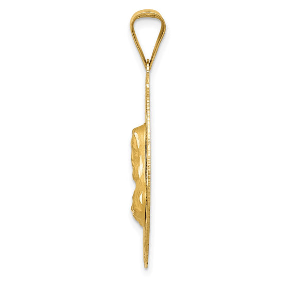 Gold Jesus Oval Pendants