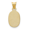 Gold Oval Corpus Pendants
