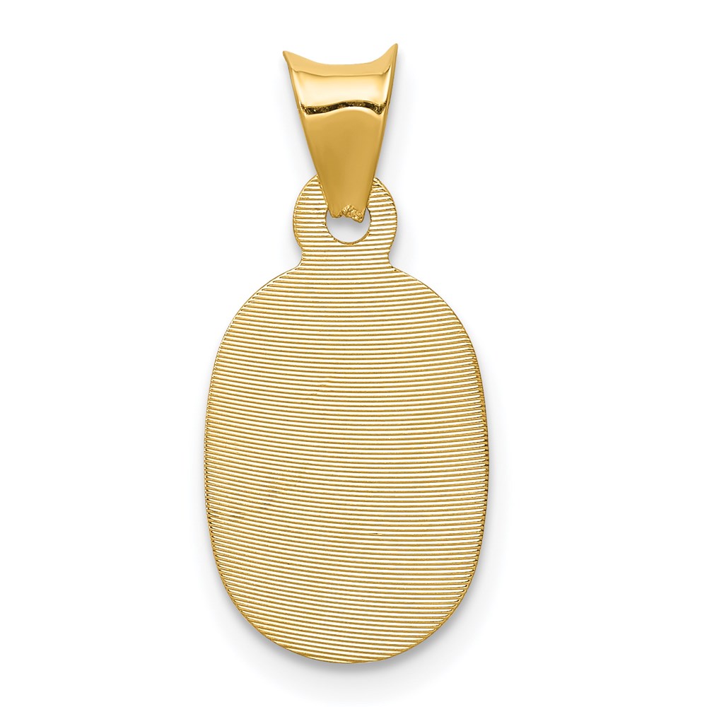 Gold Oval Corpus Pendants