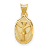Gold Oval Corpus Pendants