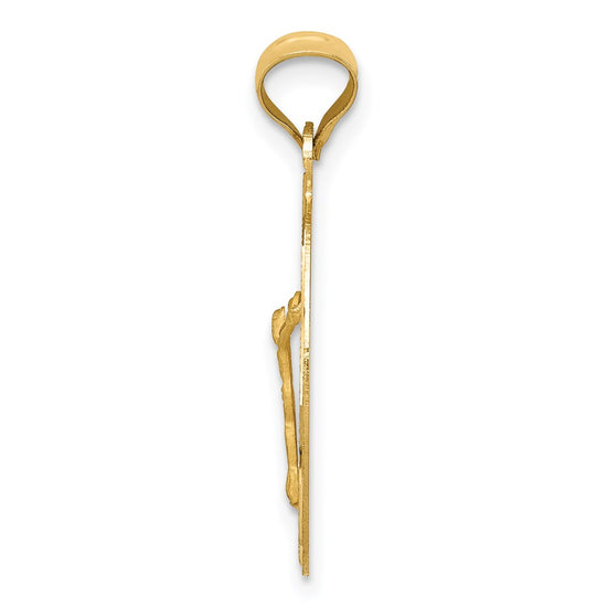 Gold Oval Corpus Pendants