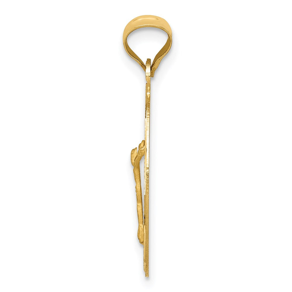 Gold Oval Corpus Pendants