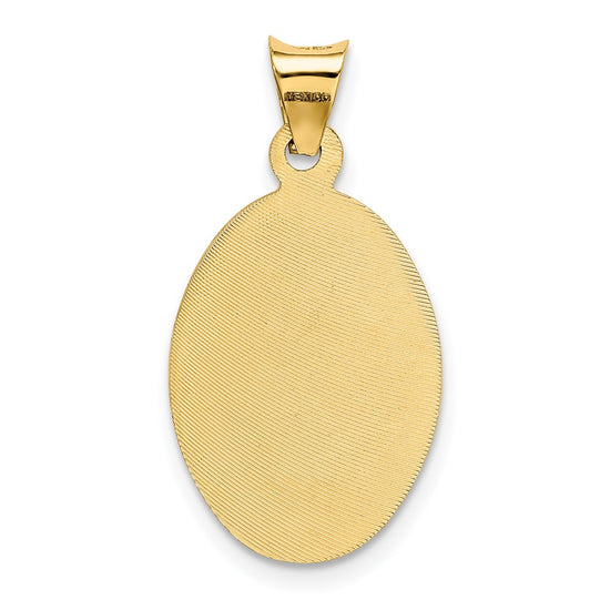 Gold Oval Corpus Pendants