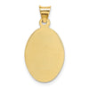 Gold Oval Corpus Pendants