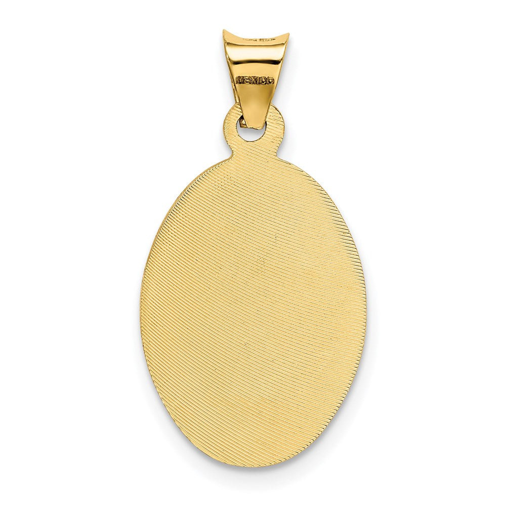 Gold Oval Corpus Pendants