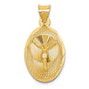 Gold Oval Corpus Pendants