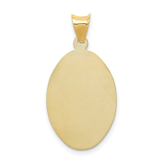 Gold Oval Corpus Pendants
